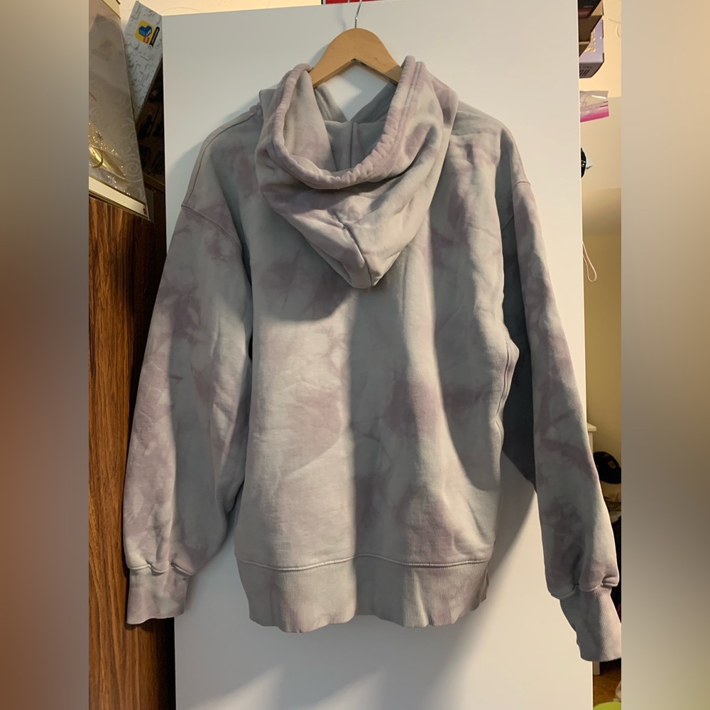 172- TNA Oversized Lavender Tie-Dye Hoodie Sweater - Picture 2 of 5